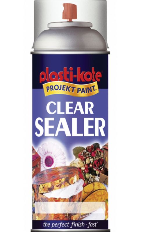 Plasti kote Clear Sealer Spray Hi Gloss 400ml