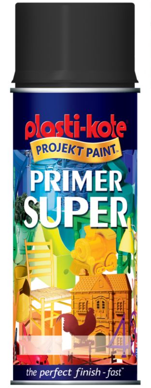 Plasti kote Super Spray Primer Black 400ml