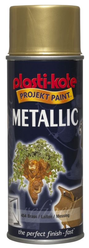 Plasti kote Metallic Spray Brass Effect 400ml