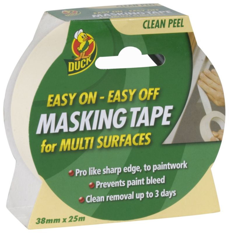 Duck Easy On Easy Off Masking Tape Cream 38mm x 25m
