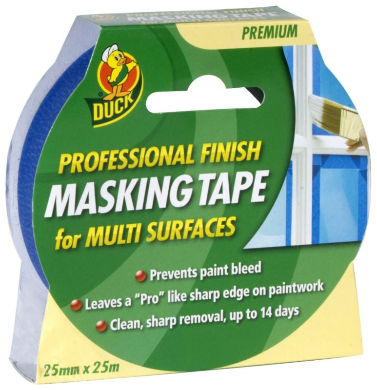 Duck Professional Finish Masking Tape Blue 25mm x 25m