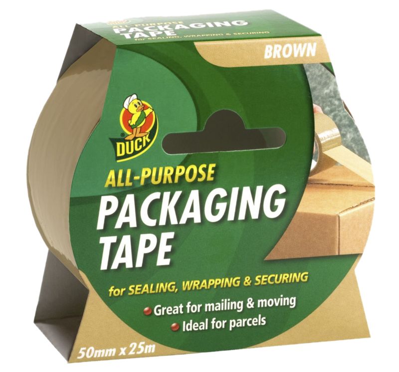 Duck Packaging Tape Brown 25m