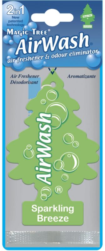 Magic Tree Air Wash 2 In 1 Air Freshener Sparkling Breeze