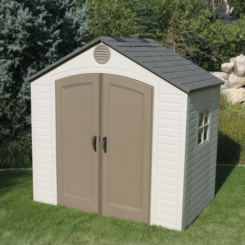 Sentinel Polyethylene Shed - Model 85 - (H) 8ft x (W) 7ft10in x (D) 4ft10in