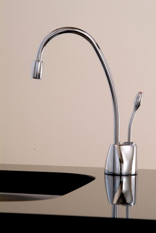 Steaming Hot Water Tap Chrome Finish