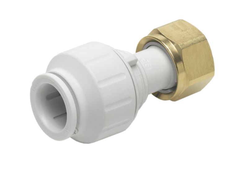 Speedfit 15mm x ¾ inch BSP Straight Tap Connector PEMSTC1516P