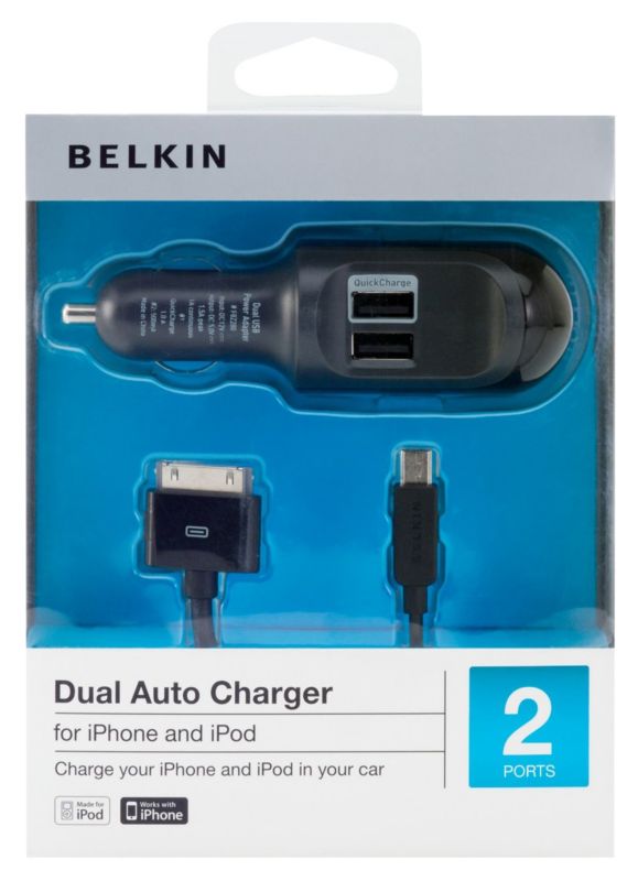 Belkin iPhone Dual USB Car Charger