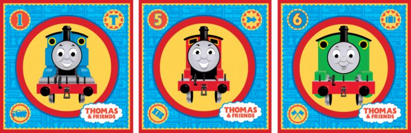 Decofun Thomas Art Squares Self Adhesive Multi