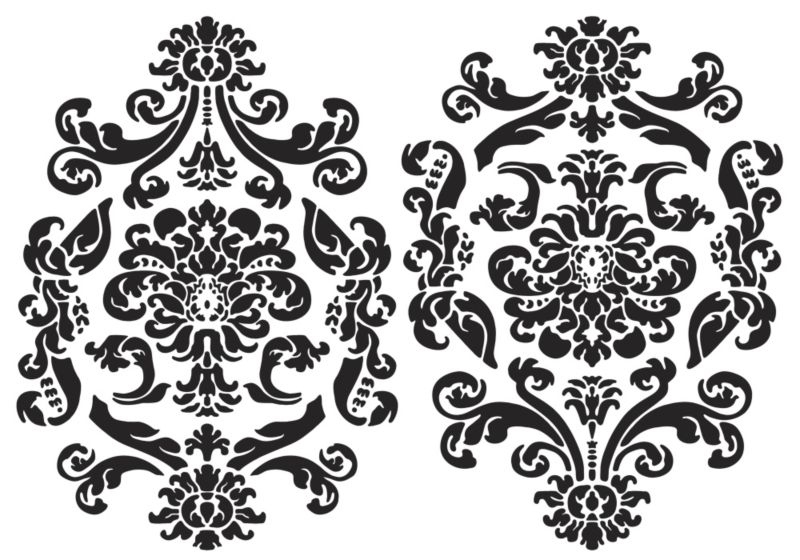 Damask Giant Wall Sticker