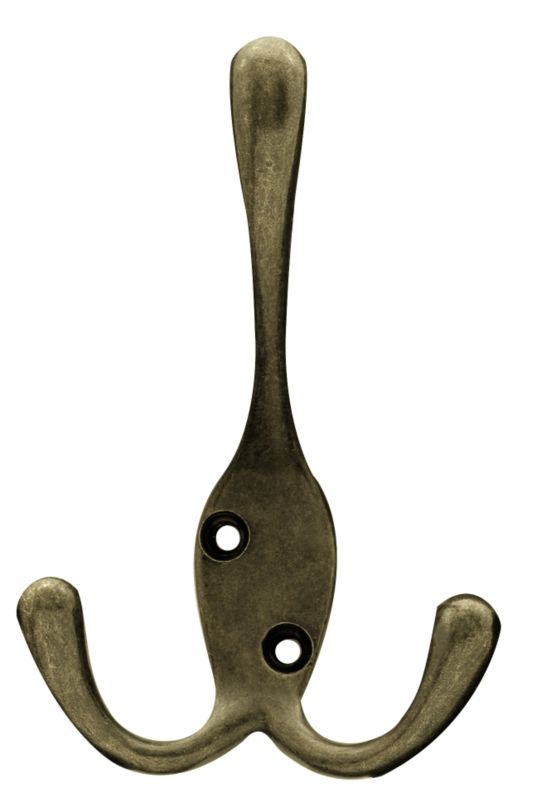 Liberty Tri Hook Antique Brass Effect
