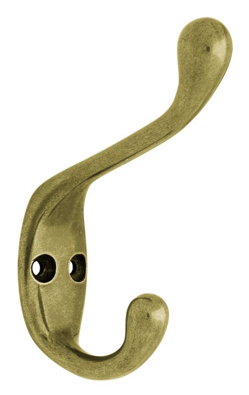 Liberty Heavy Coat and Hat Hook Antique Brass Effect