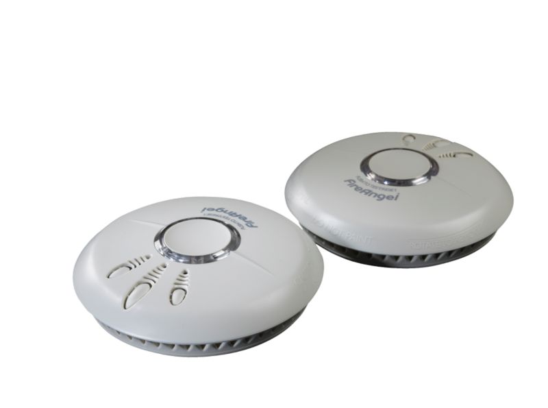 FireAngel Standard Smoke Alarm and Toast Proof Smoke Alarm 1 year batteries