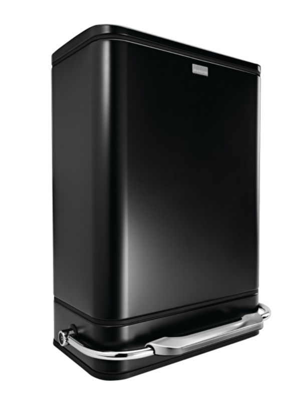 Simplehuman Steel Bar Pedal Bin 38 Litre Black