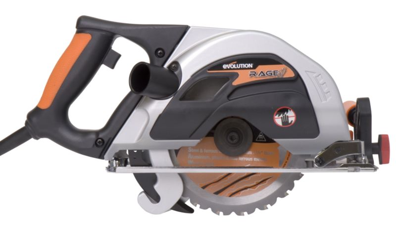 Evolution Rage Tungsten Carbide Tipped Multipurpose Circular Saw EP1851 1050W