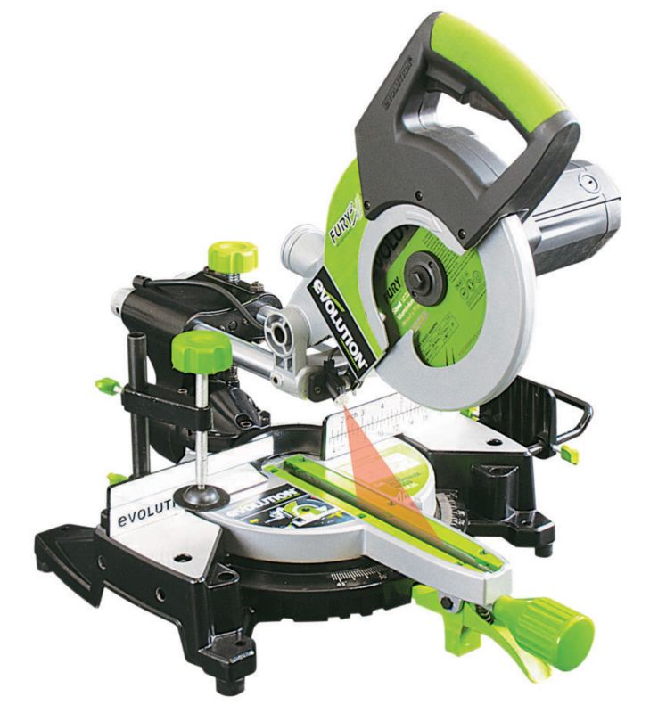 Evolution Fury3 210mm Sliding Mitre Saw