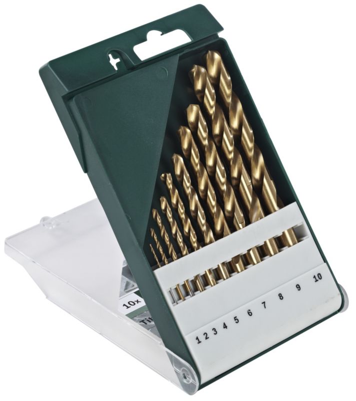 Bosch 10 Piece HSS Drill Bit Set