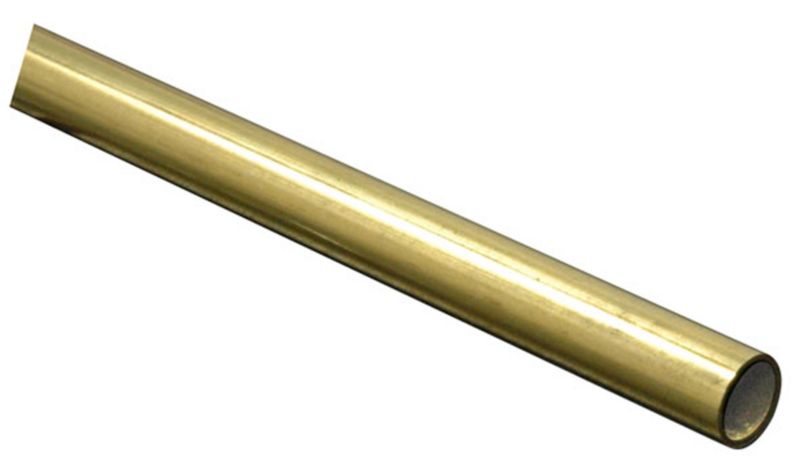 FFA Concept Brass Round Tube Brass Coloured (L)1000mm x (Dia)4mm