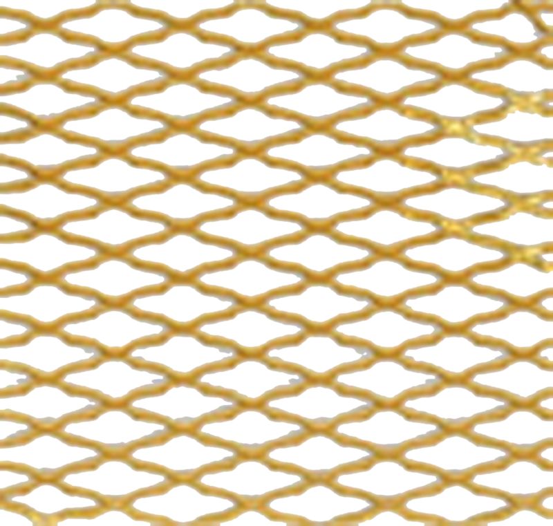 Festoon Aluminium Panel Anodised Gold Coloured L1000mm x W500mm