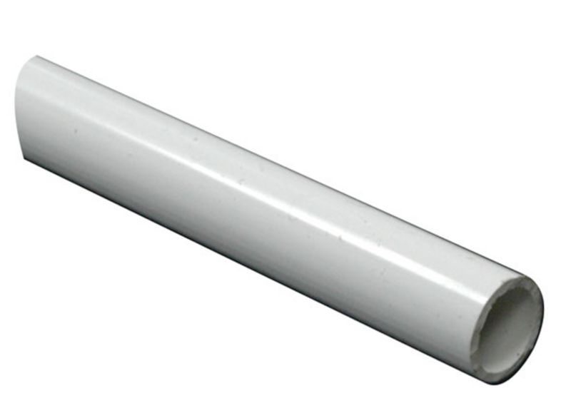 FFA Concept PVC Round Tube White (L)1000mm x (W)7mm x (T)1.25mm