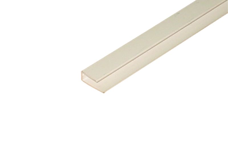 Ffa Concept Pvc Finishing Profile White (l)1000mm X (t)3.5mm