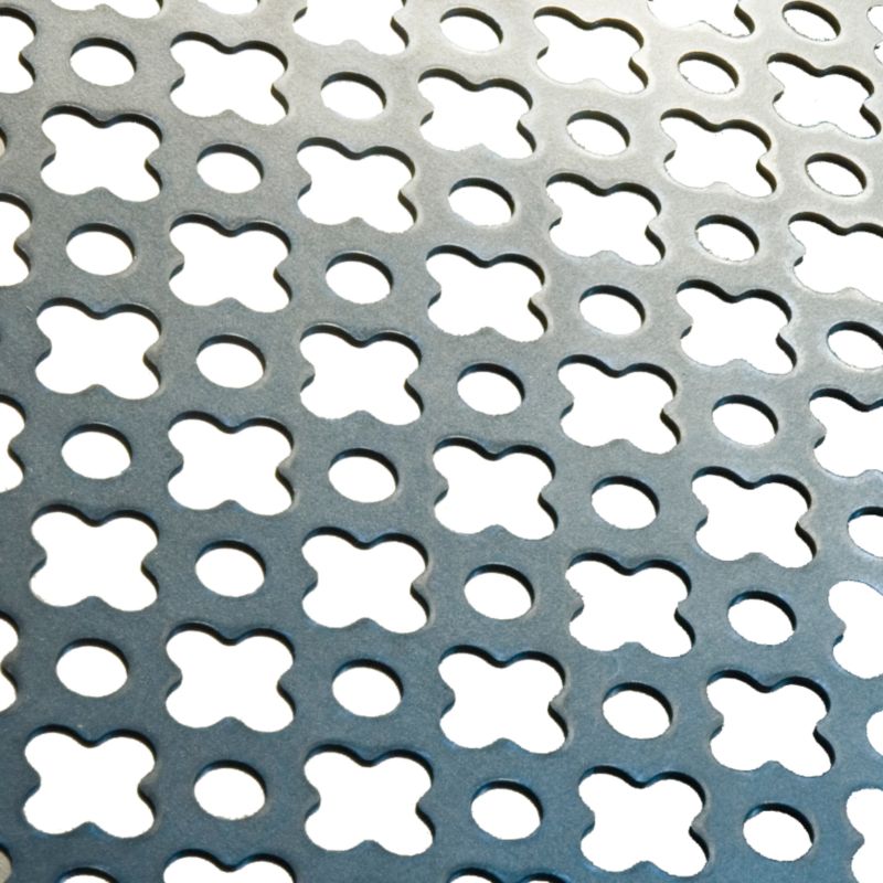 Clover Perforated Steel Steel Coloured L500mm x W500mm