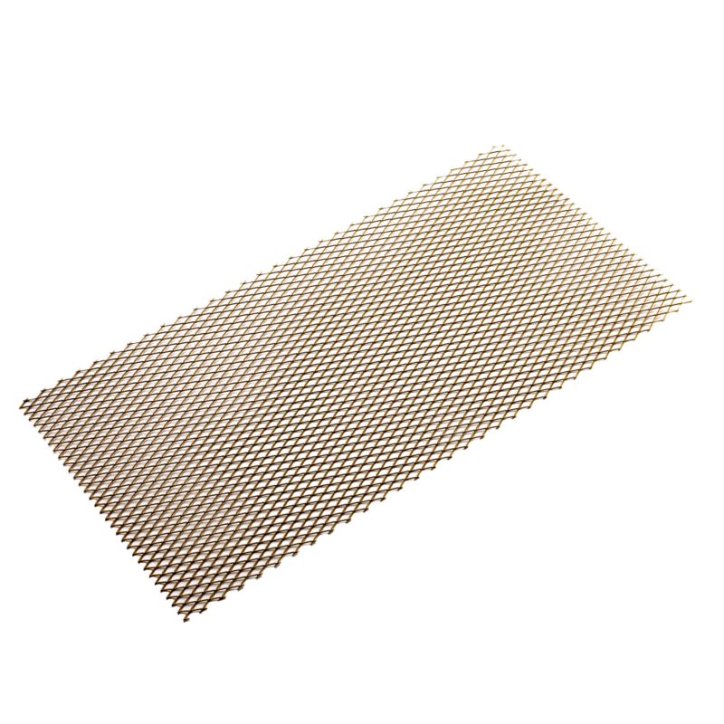 Expanded Aluminium Anodised Gold Coloured L500mm x W250mm