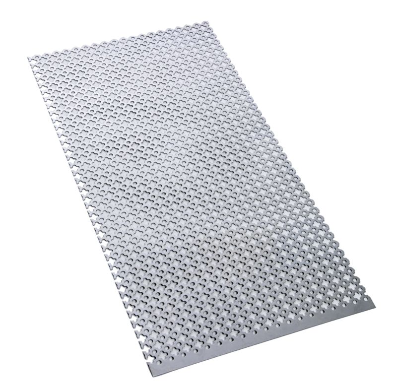 Clover Perforated Steel Steel Coloured L500mm x W250mm
