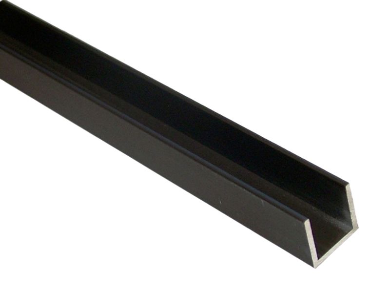 FFA Concept Anodised Aluminium U Bronze Coloured L1000mm x W20mm x H20mm
