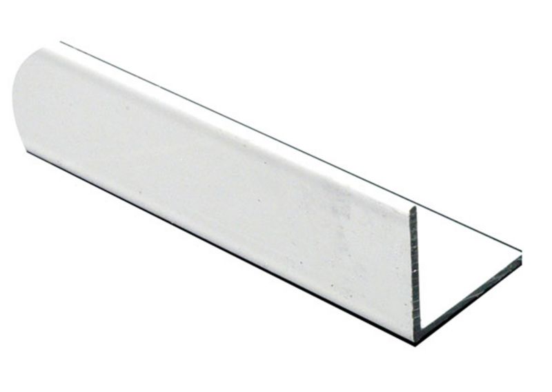 FFA Concept Lacquered Aluminium Corner White L1000mm x W15mm x H15mm