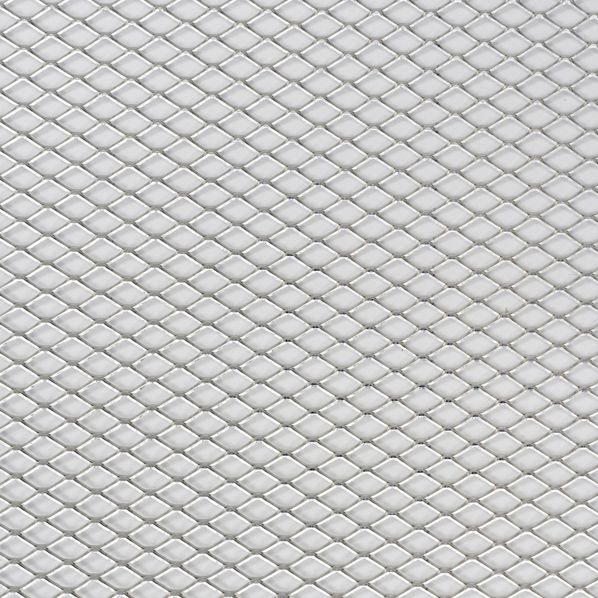 Expanded Metal Sheet Aluminium Aluminium Coloured L500mm x W500mm