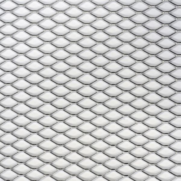 Expanded Metal Sheet Aluminium Coloured L500mm x W500mm
