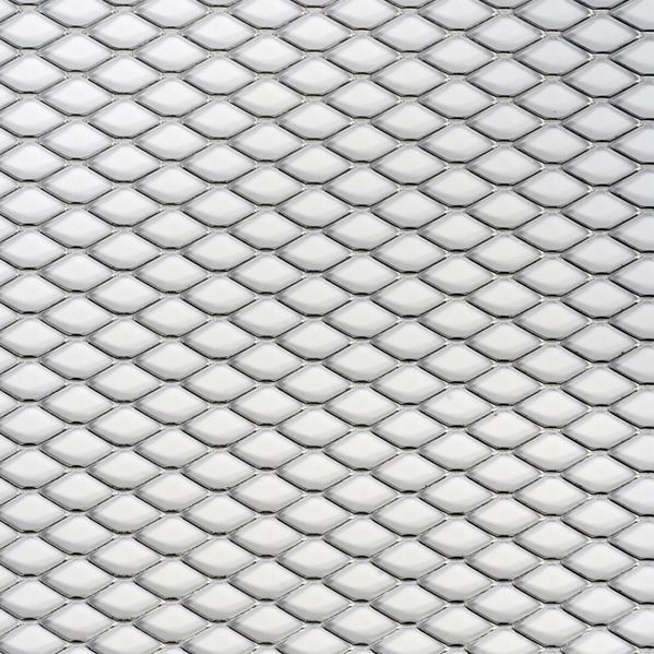 Expanded Metal Sheet Aluminium Coloured L500mm x W250mm