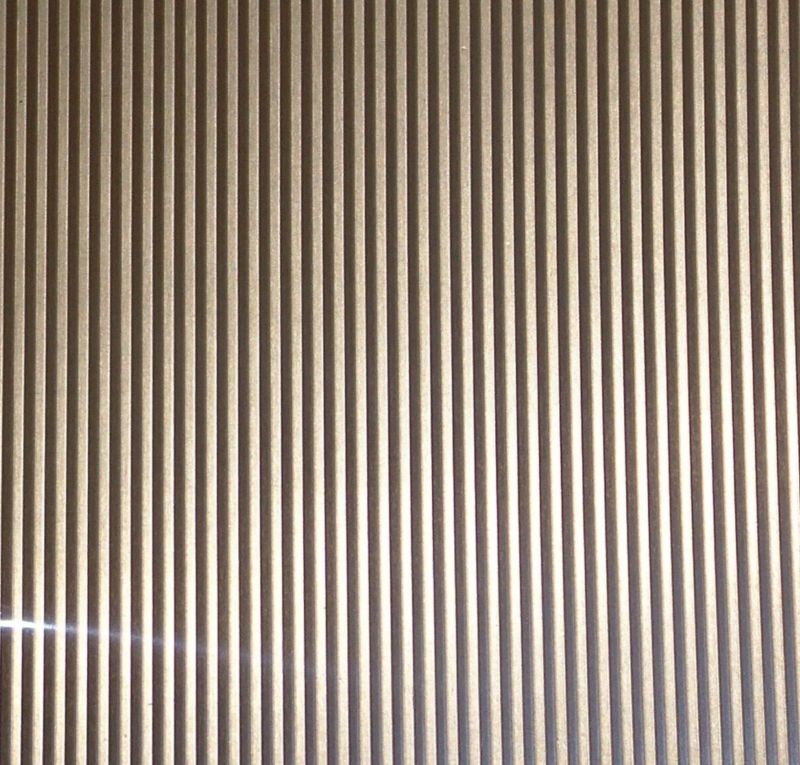 Corrugated Anodised Aluminium Sheet Aluminium Coloured L1000mm x W500mm