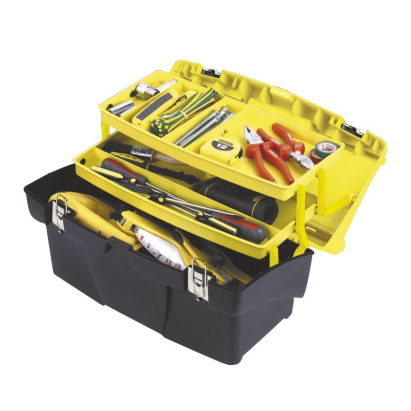 Stanley Toolbox 19quot Jumbo Cantilever