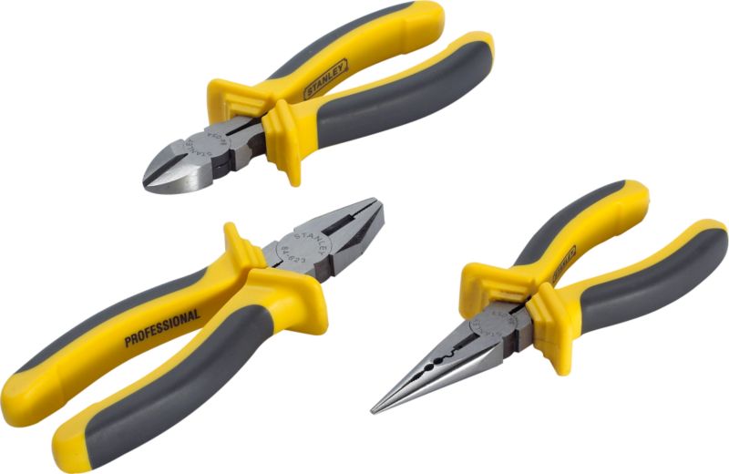 Dynagrip Pliers Set BlackYellow 3pce