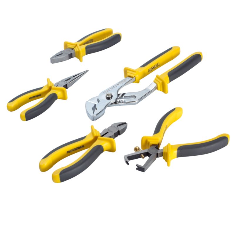 Dynagrip Pliers Set BlackYellow 5pce