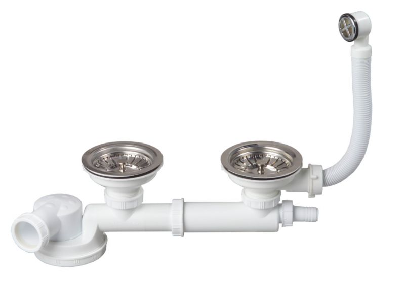Wirquin Extra Flat Waste System For 381mm Sink