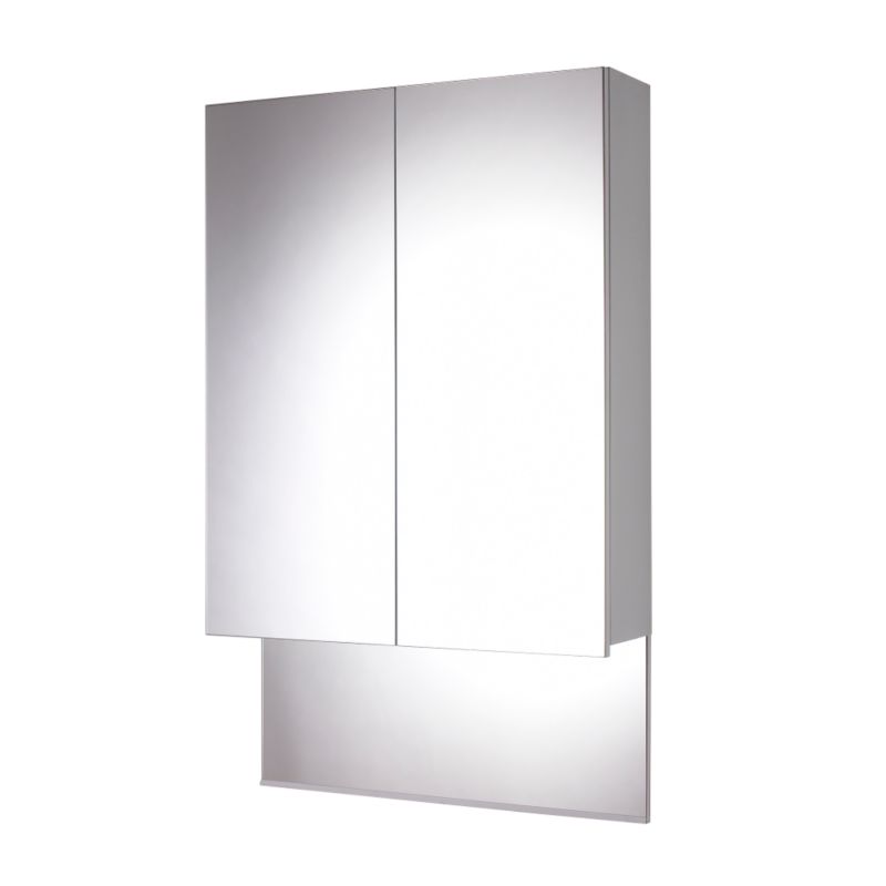 Unbranded Aquabi Mirror Cabinet White (H)1135 x (W)700 x (L)185mm