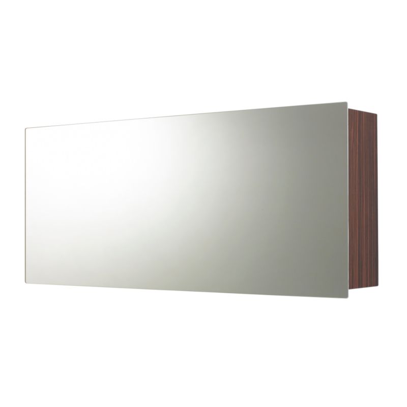 Zebrano Mirror Wall Cabinet (H)450 x (W)1050 x (L)185mm