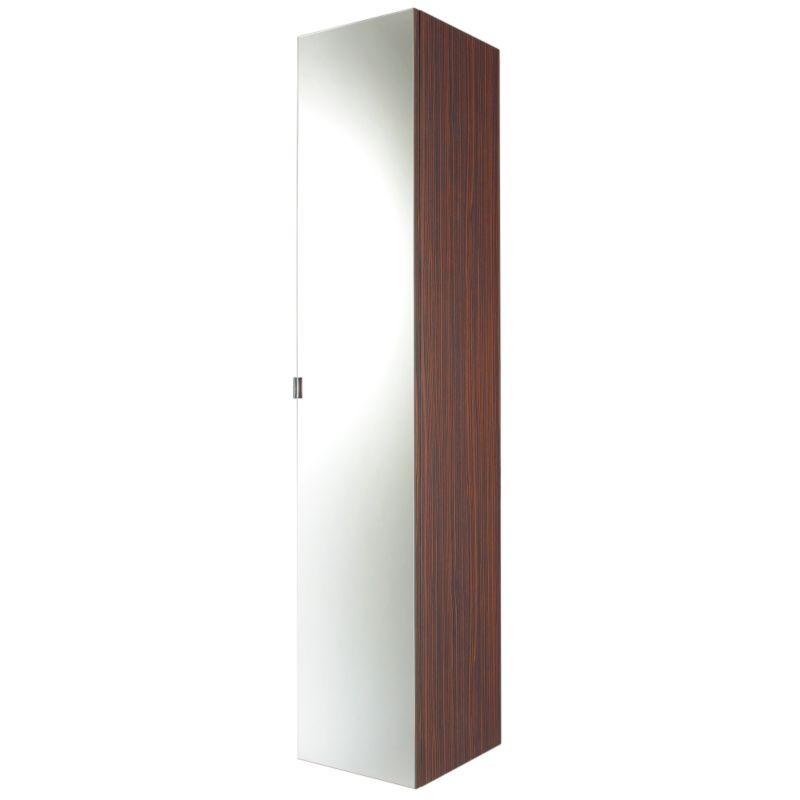 Zebrano Tall Mirror Unit (H)1725 x (W)355 x (L)350mm