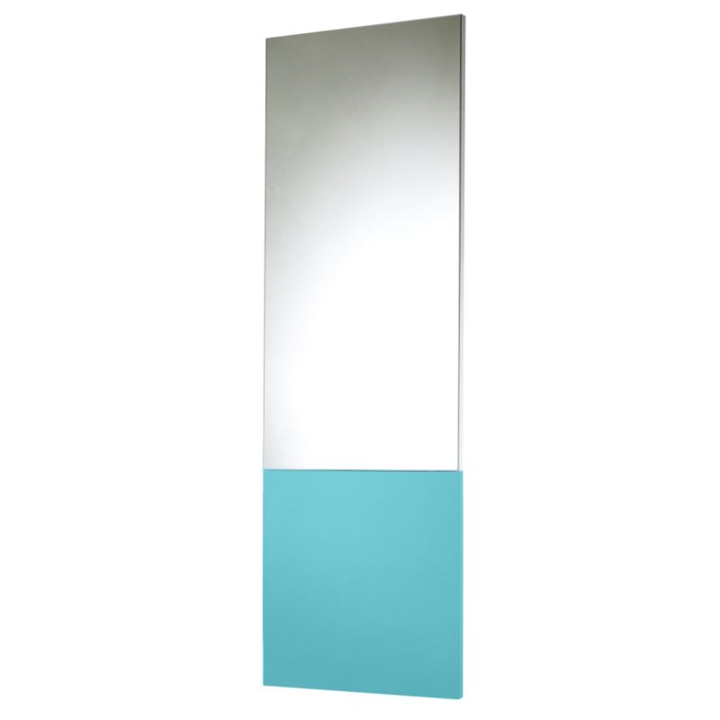Contemporary Concept 38 Cloakroom Mirror Blue H1135 x W380 x L20mm
