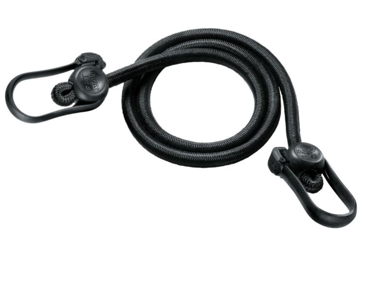 Master Lock Snap Lock Bungee Cord Black 8mm Diameter 80Cm Length