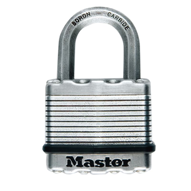 Master Lock Excel Laminated Padlock With Octagonal Shackle M1DLF Body Width 45mm