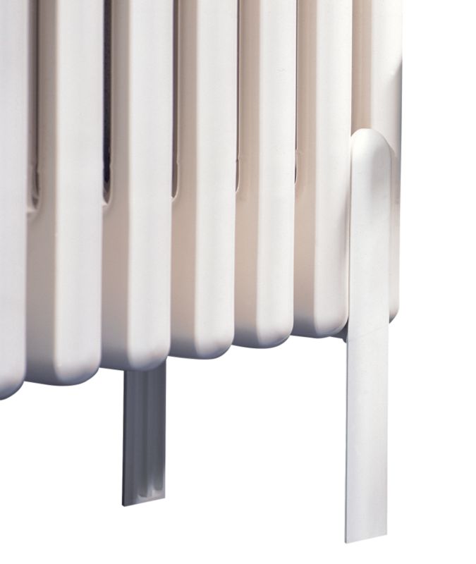 Acova Optional Support Feet For 2 Column Radiators Up To 17 Sections Long (812mm) White