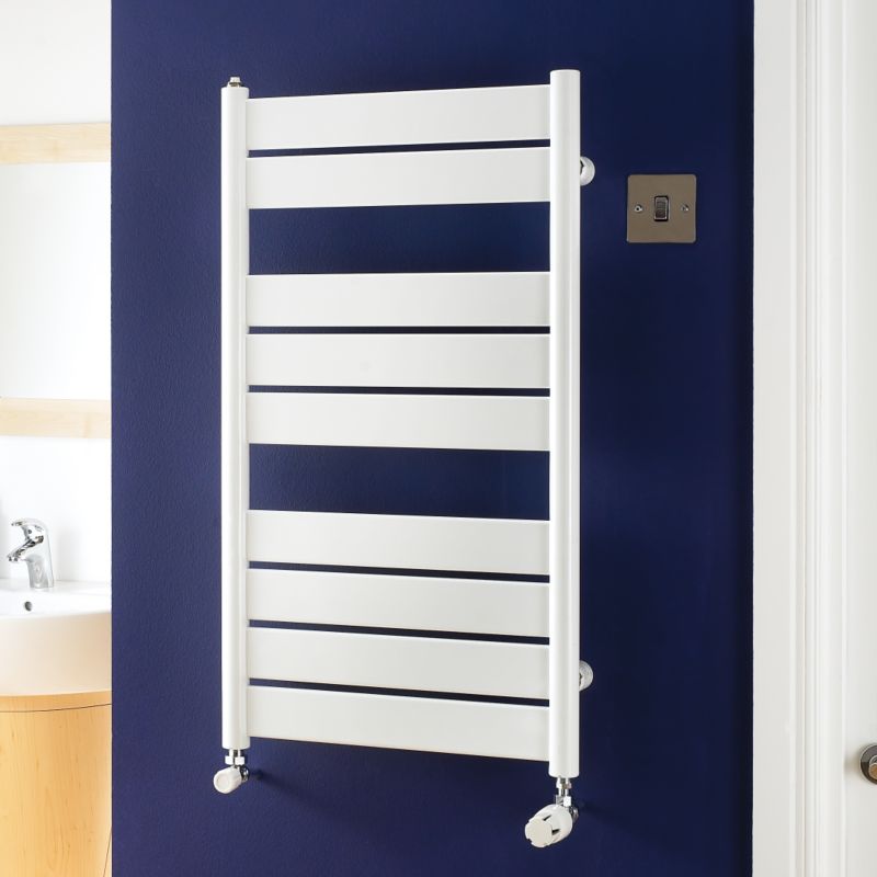 Cyclade Towel Drying Radiator White (H)1544 x (W)600mm