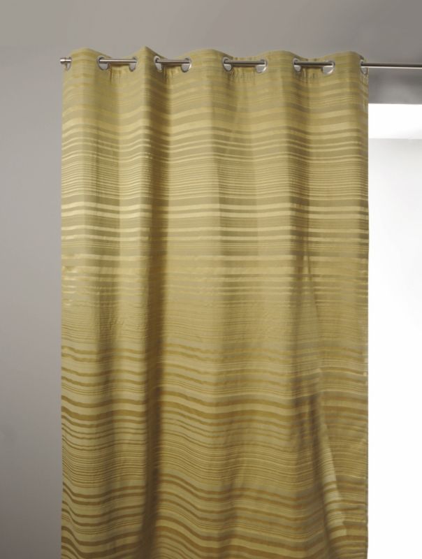 Eyelet Curtains Green (W)110 x (L)229cm