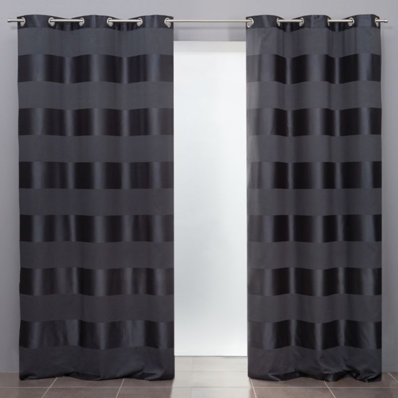 JBY Creation Sandrina Grey Eyelet Curtains (W)168×(L)229cm