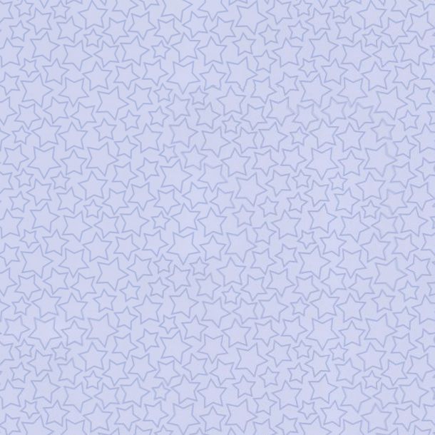 Blue Stars Motif Blue
