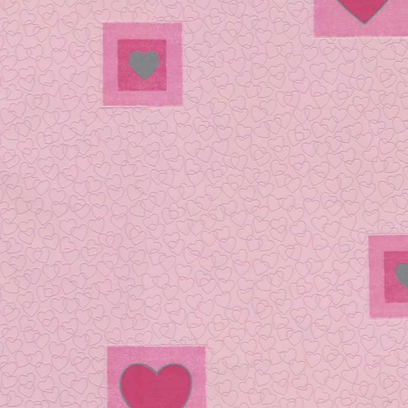 A.S. Creation Hearts Motif Wallcovering - Pink