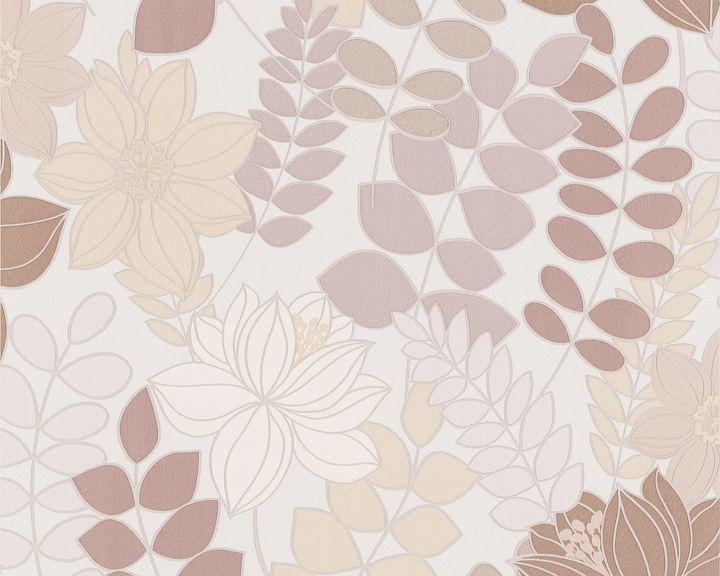 Tropical Flowers Wallcovering